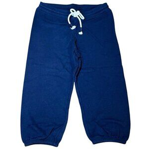 Marc New York Ladies Medium Navy Blue Lounge Pants Cropped Rope Drawstring NWT